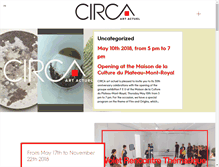 Tablet Screenshot of circa-art.com